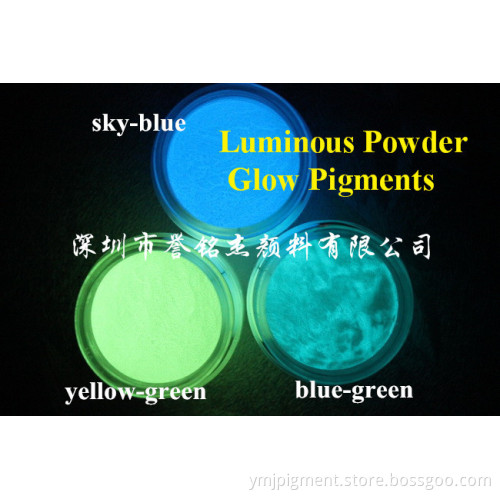 Free Sample Colorful Photoluminescent Pigment,Luminous Powder,Glow Pigment